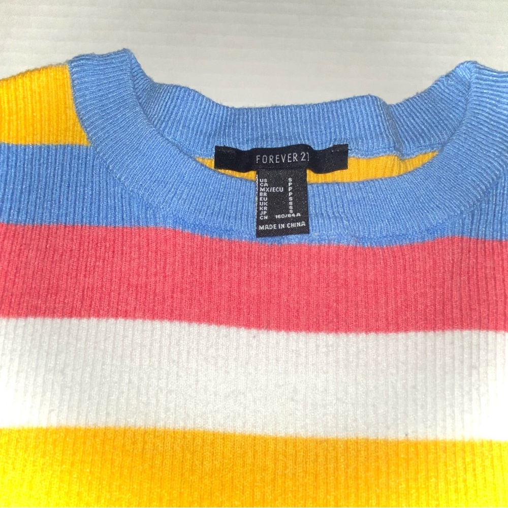 Forever 21 Multi-colored Ribbed Top - Picture 3 of 3